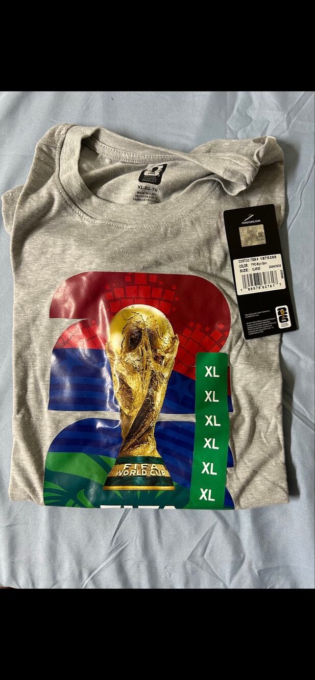 Wholesale Bulk Reseller Lot 20pc World Cup 2026 Trophy Tees Size XL NWT (MCB14)